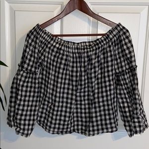 Who what wear off the shoulder top